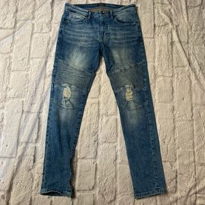 BDG by Urban Outfitters ripped moto jeans